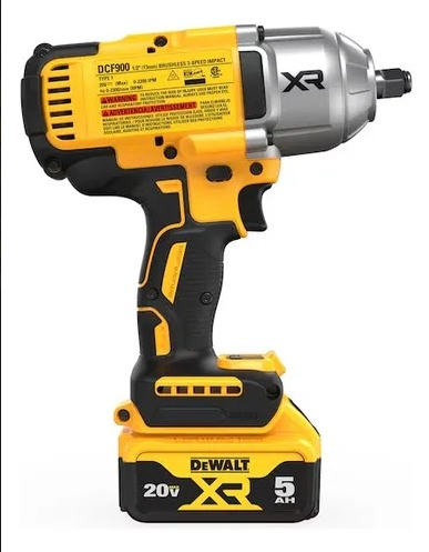 Kit Llave De Impacto De 1/2 Alto Torque 20v Dewalt/dcf900p2 Amarillo 0